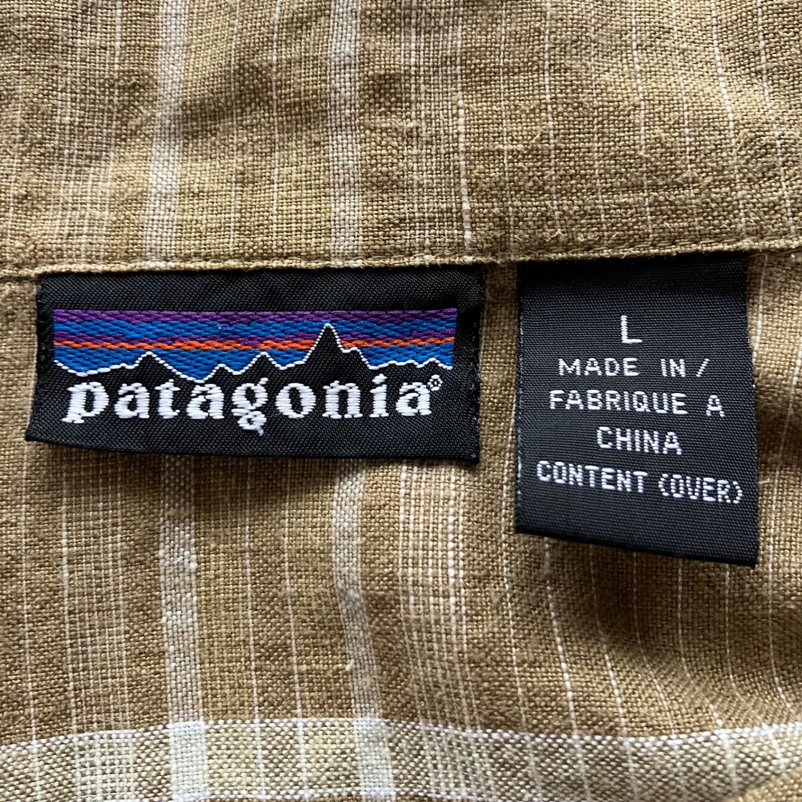 00s Patagonia HEMP OPEN COLLAR SHIRT パタゴニア 開襟シャツ