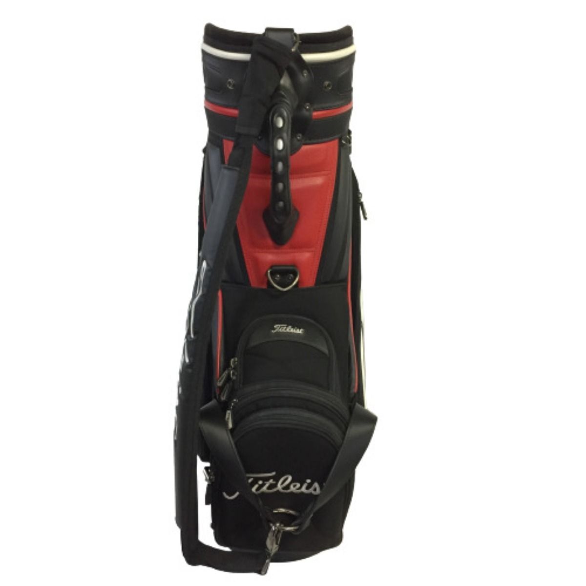 ◎◎Titleist タイトリスト キャディバッグ 9型 6分割 黒x白x赤 - メルカリ