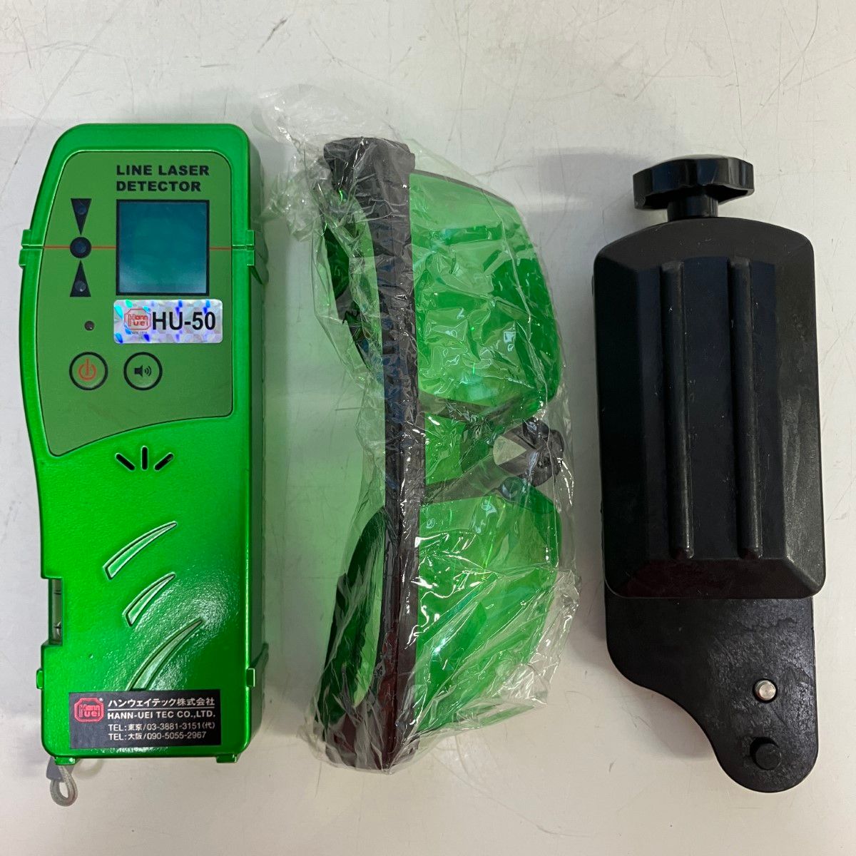 ЗЗHANN グリーンレーザー レーザー墨出し器 受光器 ケース付 HU-660G  