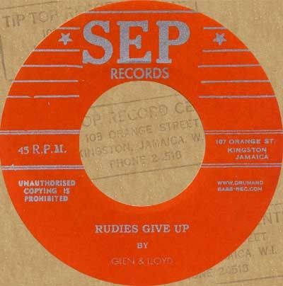 レコード 7” Lloyd & Glen / Bobby Aitken & The Carib Beats Rudies