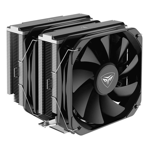 【新品】PC COOLER ピーシークーラー CPUクーラー G6 ブラック TDP250W対応 LGA1700/AM5対応 130mmファン2基搭載 G6-BK (2574651)