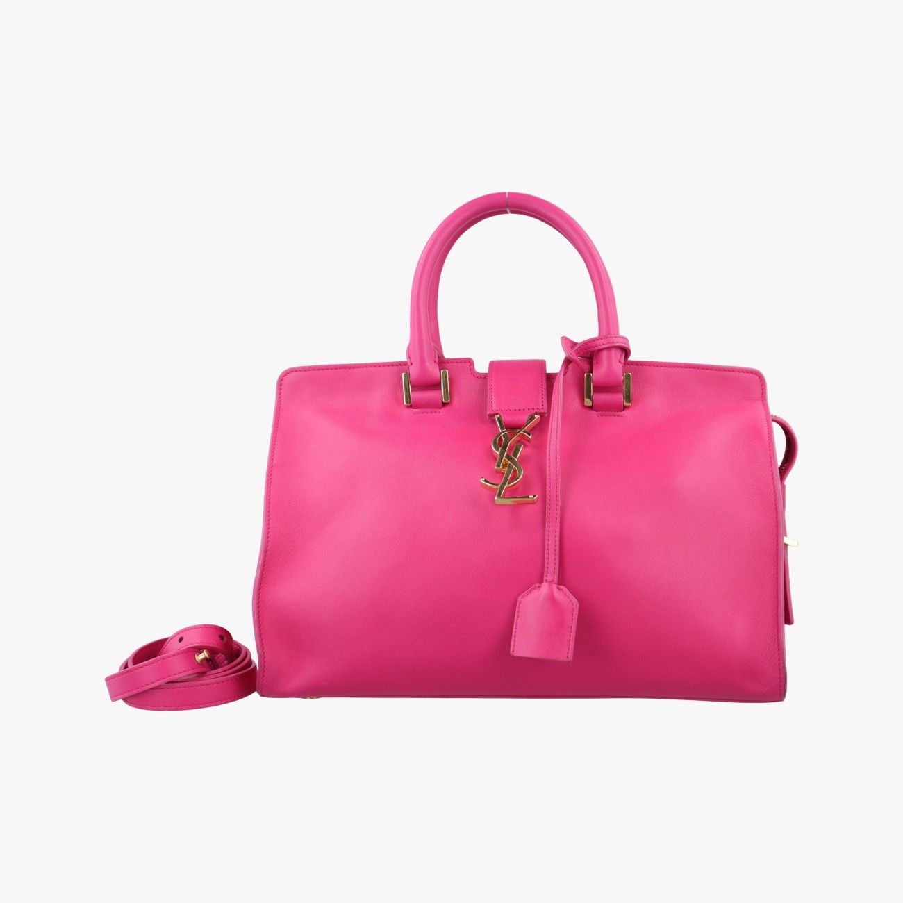 イヴサンローランYves Saint Laurentベイビーカバス ローズ レッド レザー 394461 LTH394461.0715