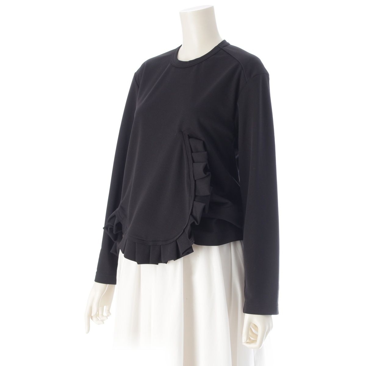 コムデギャルソン AD2025 リルデザイン 切替 カットソー RL-T007 ブラック XS