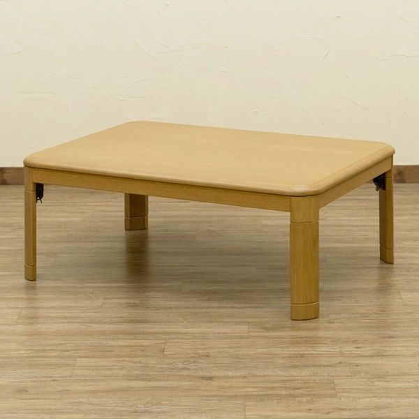 離島不可 日時指定不可 折脚コタツ 継脚式105x75 BR_NA