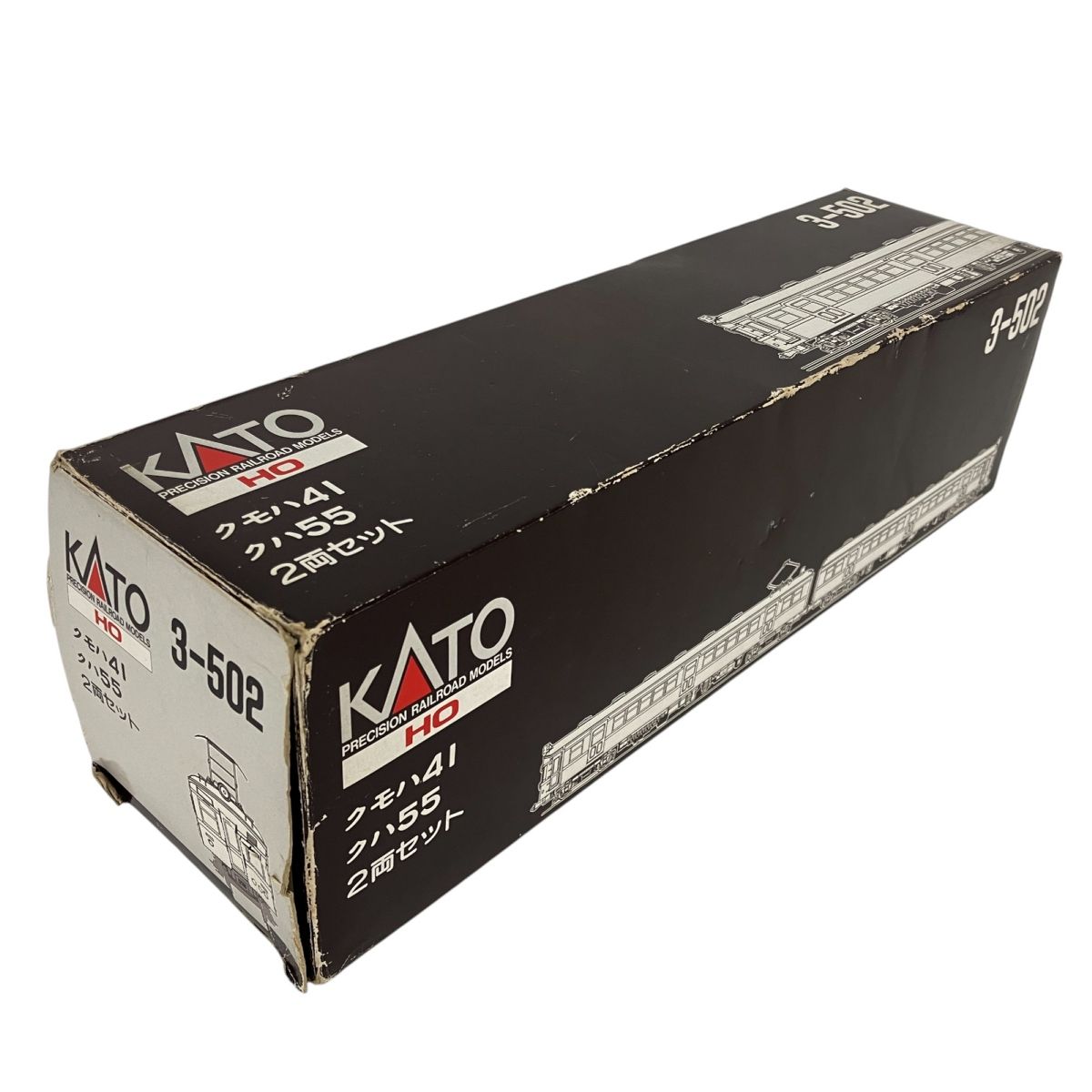 KATO HOゲージ クモハ41 + クハ55 2両セット ジャンク KATO 3-502 クモハ41 クハ55 HOゲージ セット 鉄道模型 ジャンク