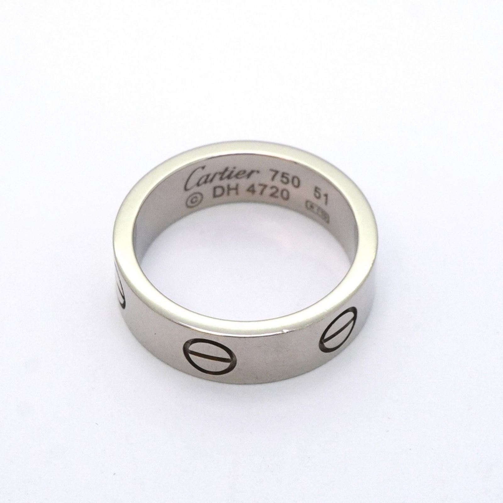 カルティエ(Cartier) カルティエ リング ラブ 18KWG ホワイト
