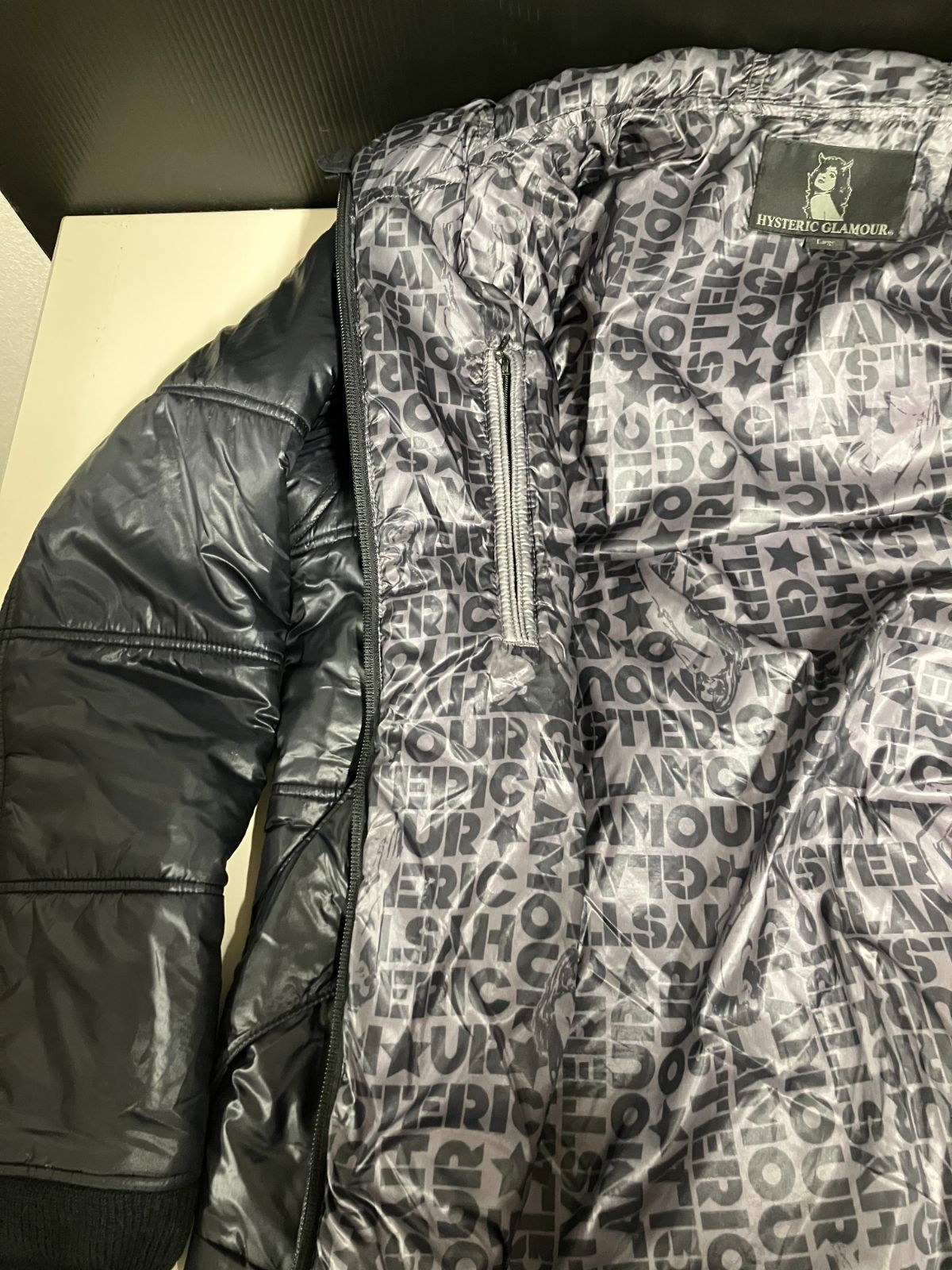 併売】HYSTERIC GLAMOUR PRIMALOFT DOWN JKT サイズ：L【むつ75-0799