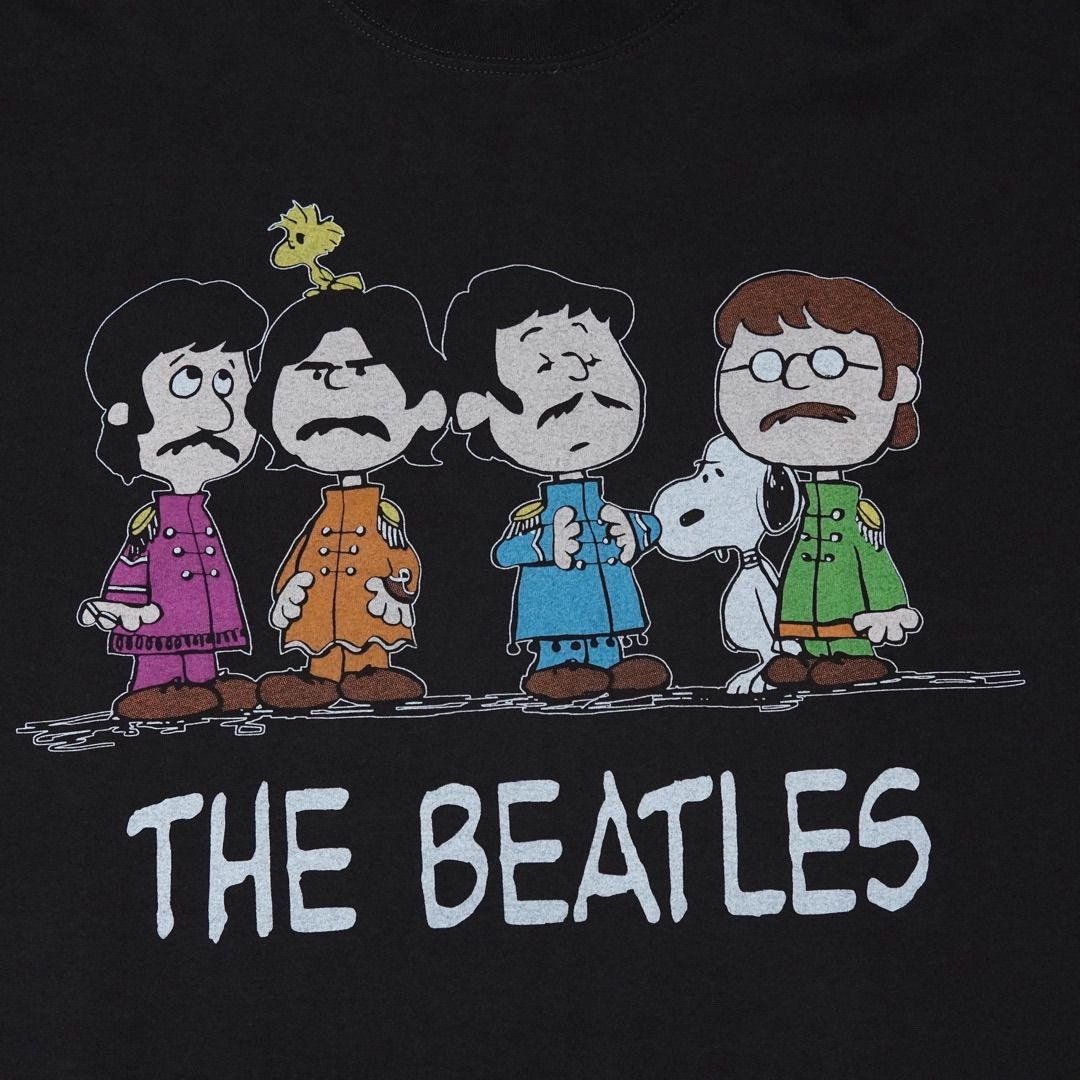 THE BEATLES ブラック Tシャツ 1991年 HANES アメリカ製 THE BEATLES ブラック Tシャツ 1991年 HANES アメリカ製