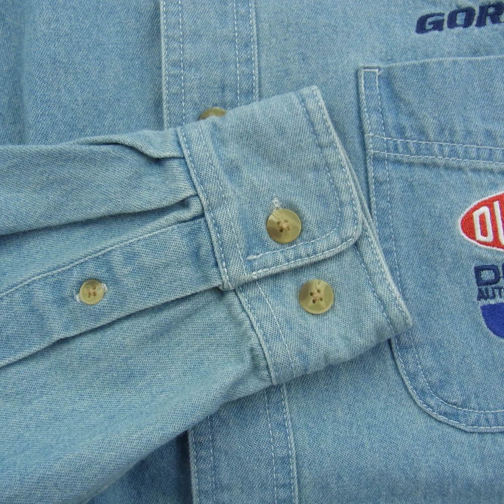 ヴィンテージ VINTAGE Jeff Gordon 24 Creative デニム ワーク シャツ インディゴブルー系 M【中古】