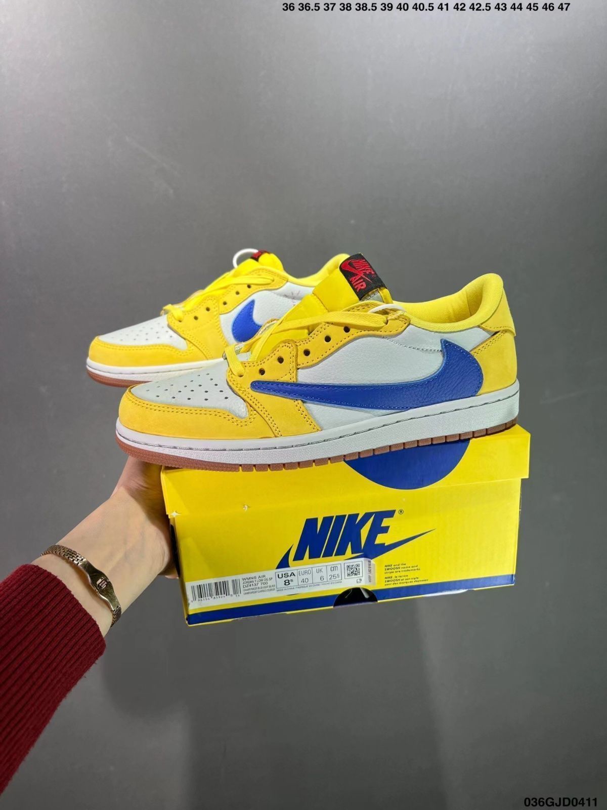 ナイキ スニーカー Fragment x Travis Scott x Air Jordan 1 Low 並行輸入品