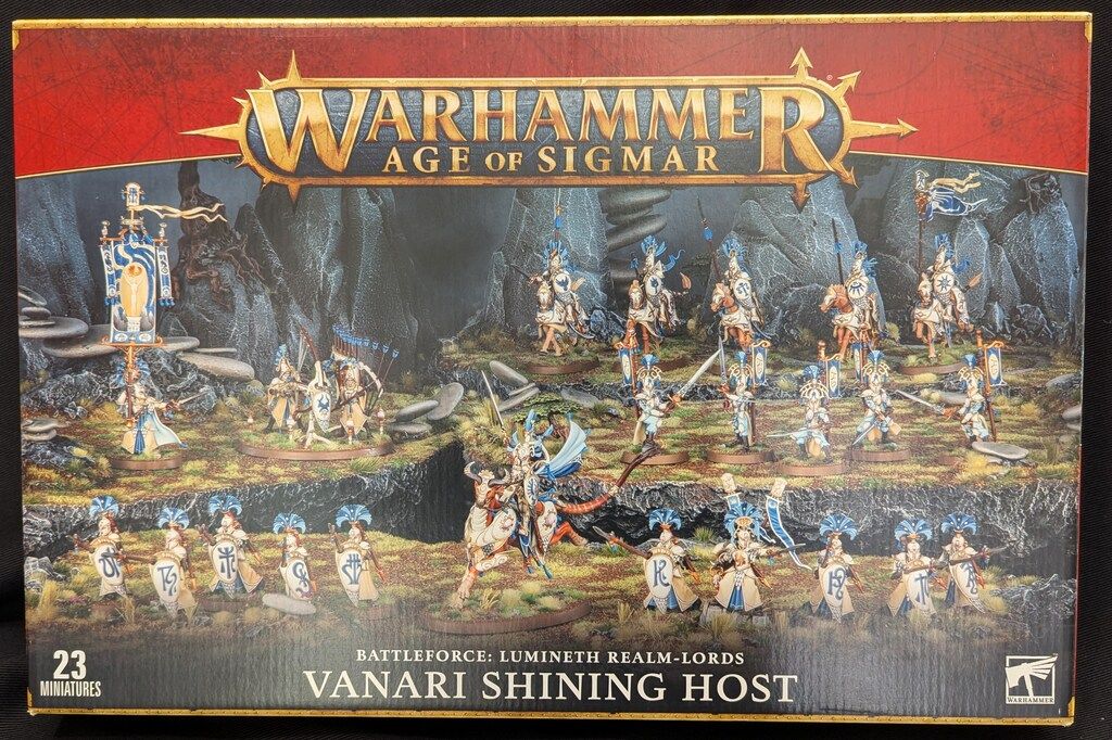 GAMESWORKSHOP WARHAMMER AGE OF SIGMAR LUMINETH REALM-LORDS Vanari Shining Host|Battleforce Lumineth Real-lords