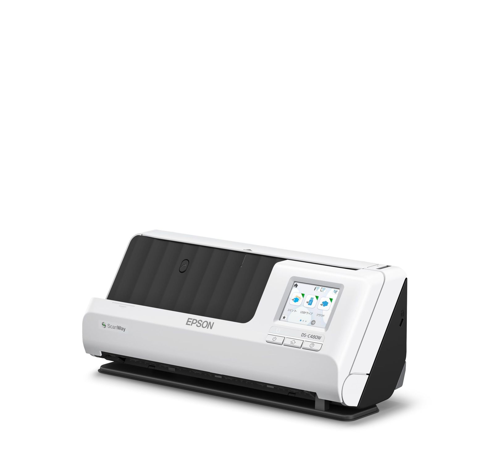即日発送 エプソン ドキュメントスキャナー DS-C480W A4シートフィード|毎分30枚|Uターン|2way給紙|PCレス|2.4型タッチパネル|Wi-Fi対応|e-文書モード搭載