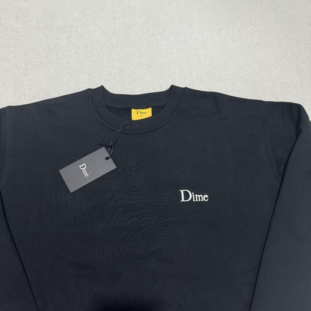 DIME コットンジャージー ロゴ刺繍入り スウェットサイズM