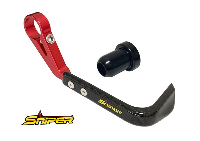 カーボンブレーキレバーガード 黒 汎用15-17mm SNIPER スナイパー