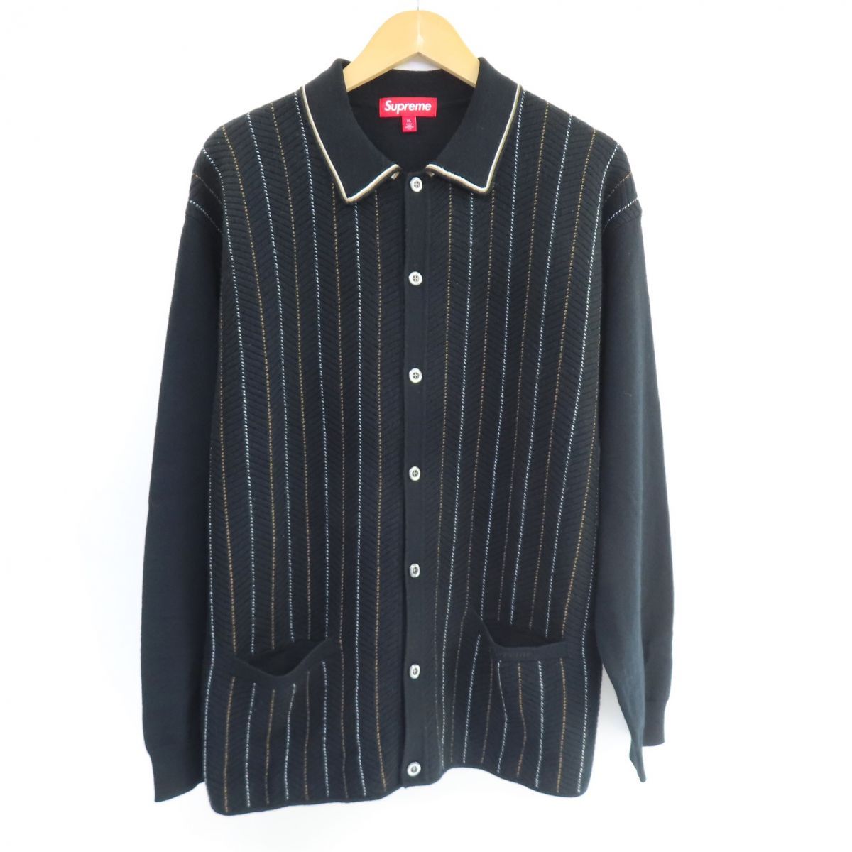 Supreme Herringbone Cardigan Lサイズ Supreme Herringbone Cardigan (SS25) - $188