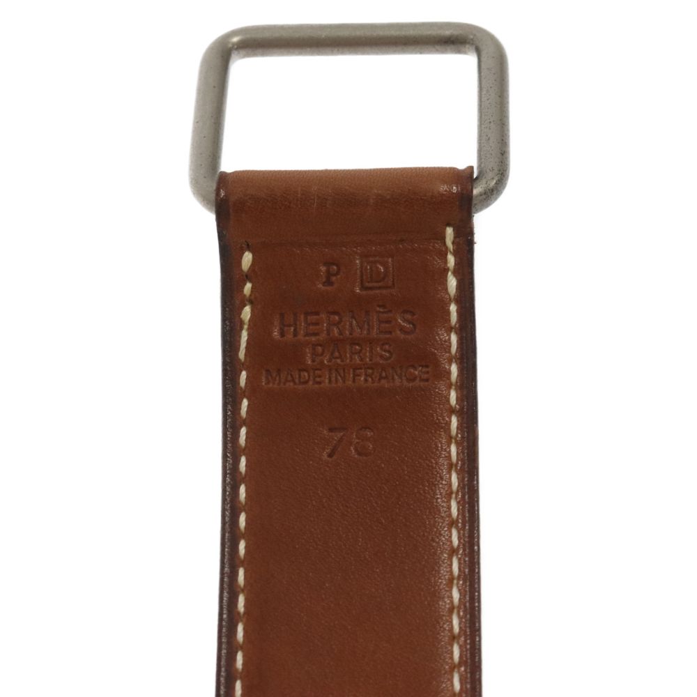 エルメス Hermes ベルト　エトリヴィエール　マルジェラ期 HERMES - 極美品 エルメス HERMES ベルト マルジェラ期 1999