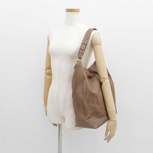 TORY BURCH / トリーバーチ □ワンショルダーバッグ ブラウン モミ革