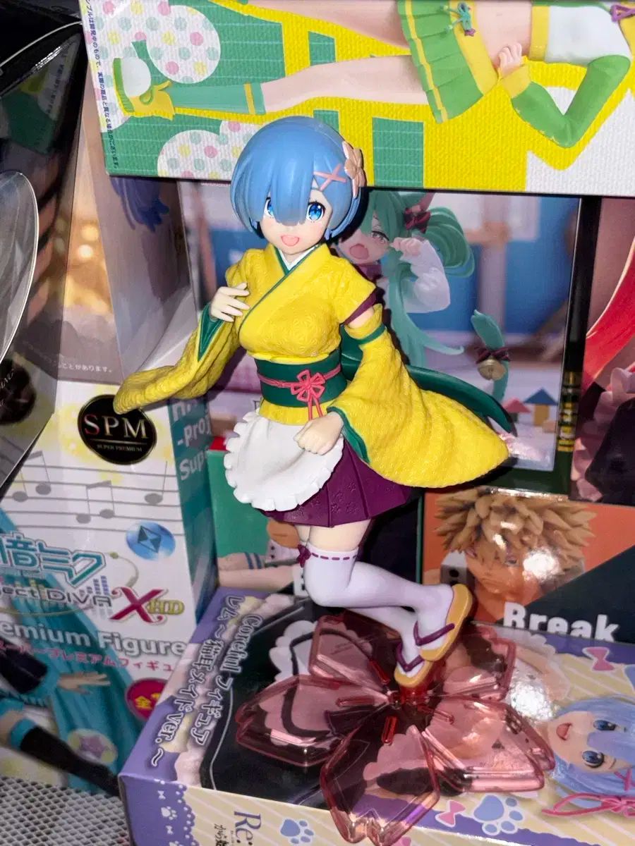 Re:ゼロから始める異世界生活 レム 着物 メイド ジャパニーズスタイル 美少女 フィギュア