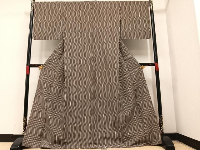 平和屋着物▽男性 小紋 単衣 花尽くし 洗える着物 AABC0558fy 平和屋着物 