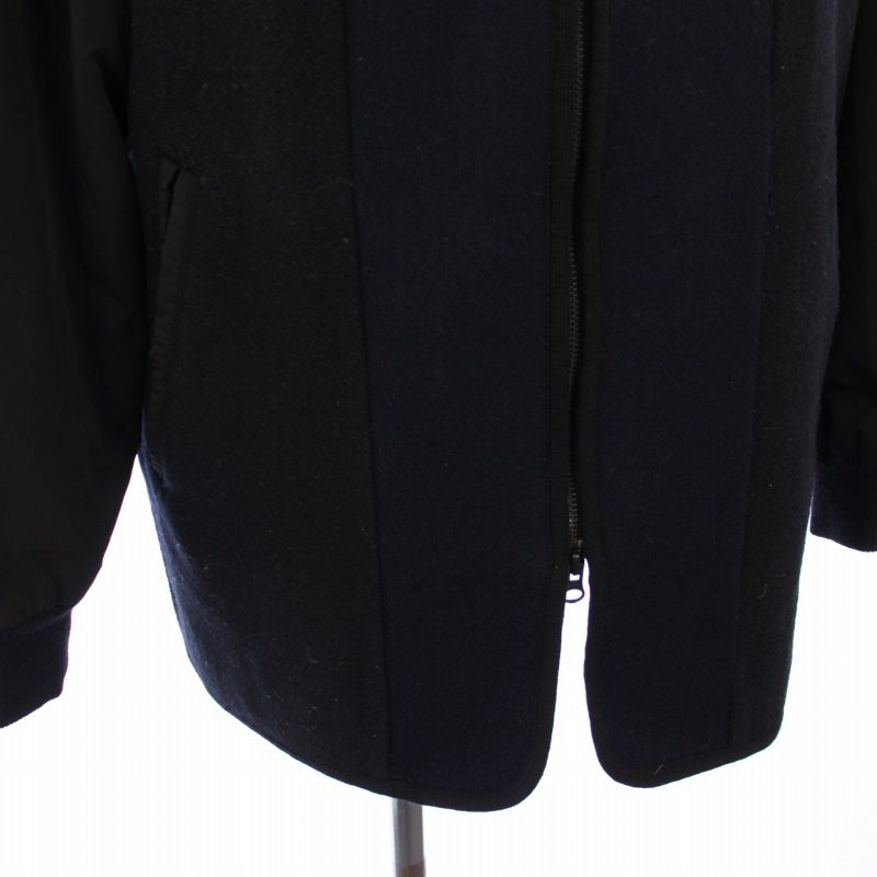 ネットオフ 送料得店  ワイズ Y's ヨウジヤマモト ブルゾン ウールジャケット ジップ ジャケット・アウター