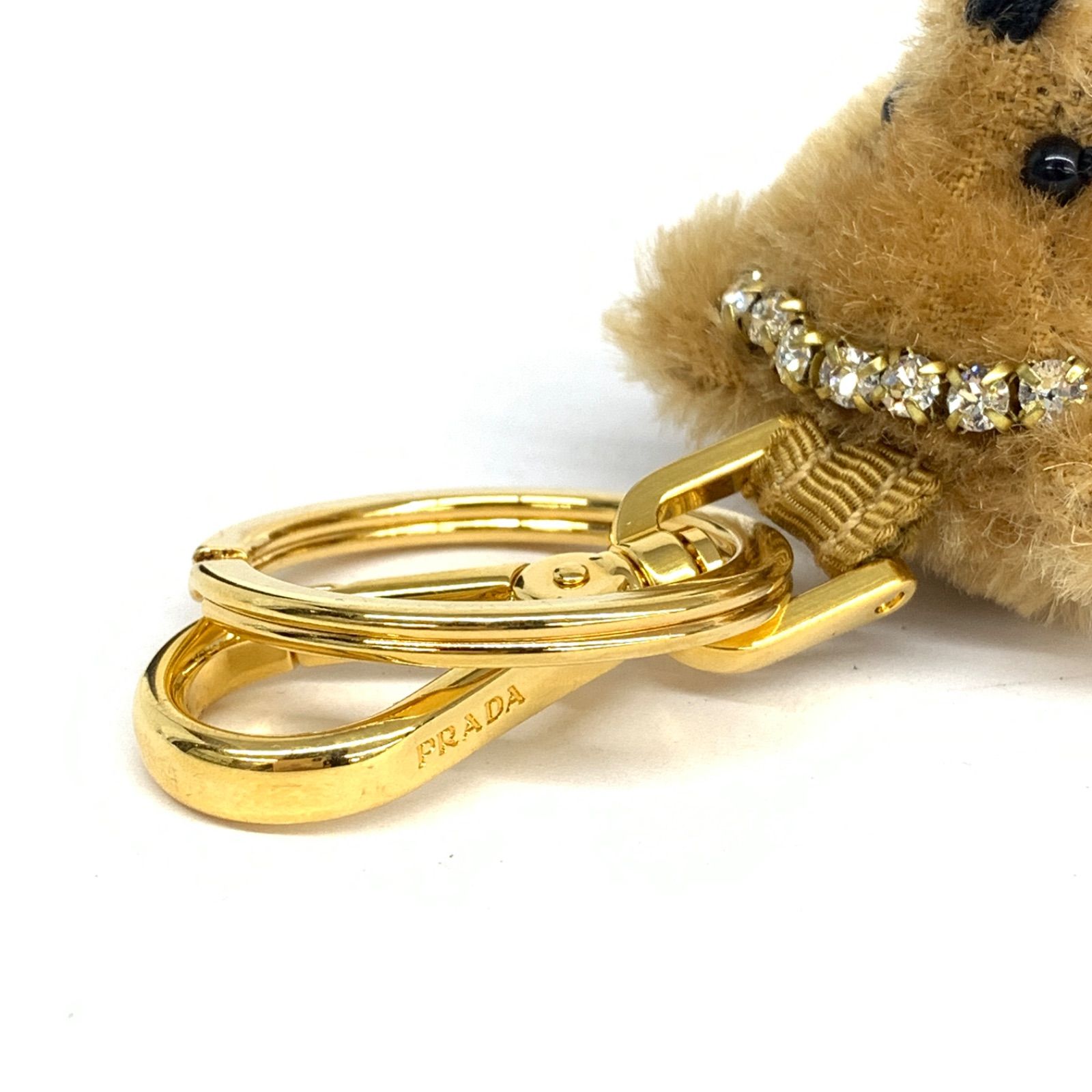 ☆美品☆PRADA プラダ キーホルダー テディベア クマ チャーム - メルカリ