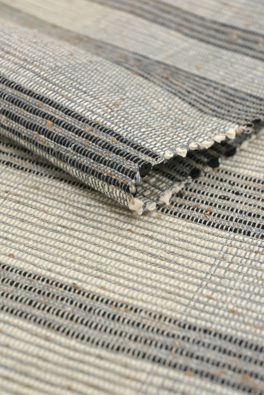 八寸名古屋帯】工芸裂織紬｜ぜんまい紬｜お仕立て上がり｜中古美品