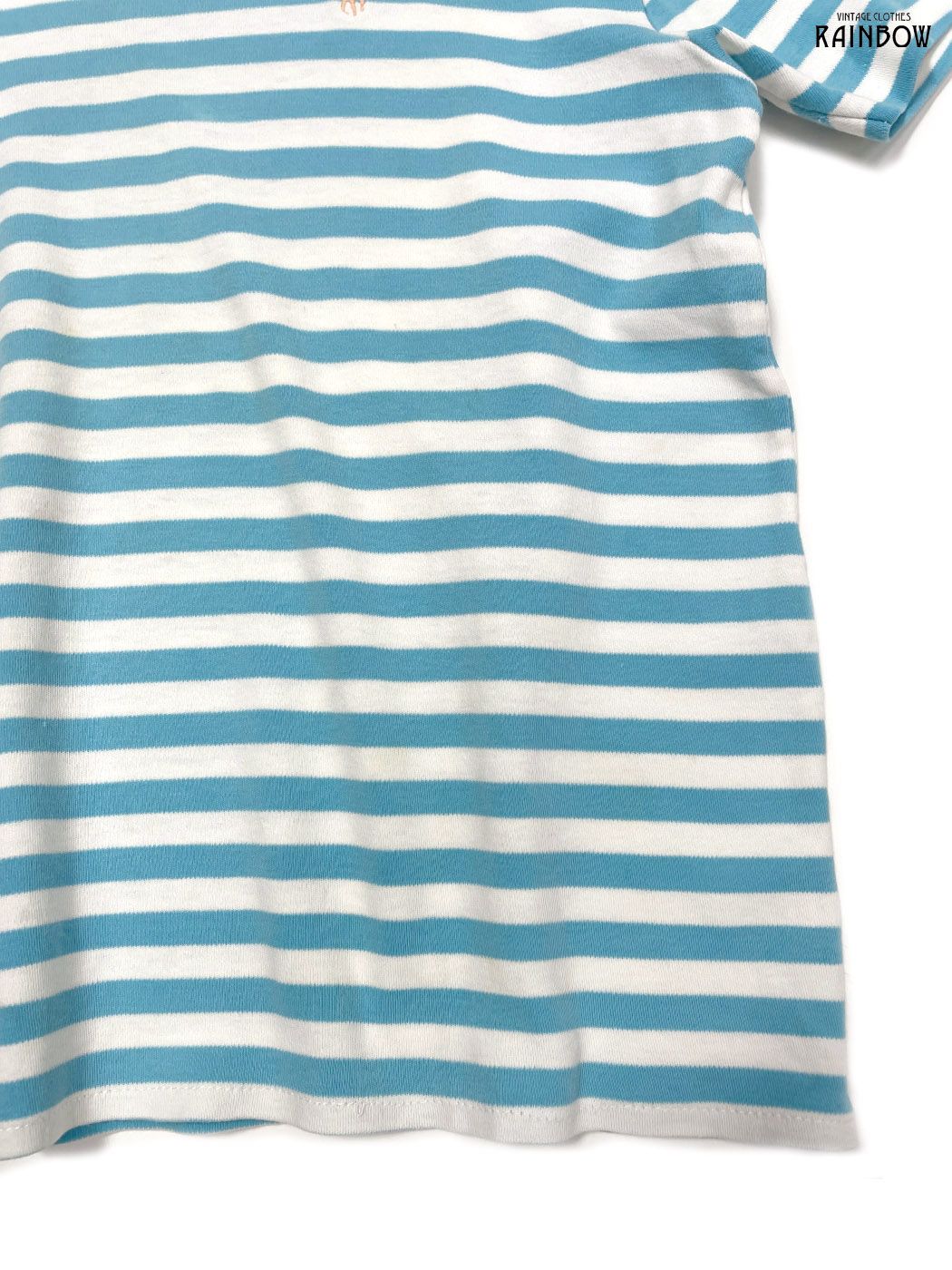 古着 ラルフローレン Ralph Lauren POLO by Ralph Lauren ボーダー柄 長袖 ラガーシャツ レディースL相当 /eaa486682 【SS2506_10】 90's POLO Ralph Lauren ラスターカラー！ 鹿の子 ボーダー柄