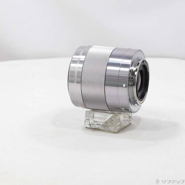 〔 品〕 E 50 mm F 1 8 OSS Eレンズ シルバー 258