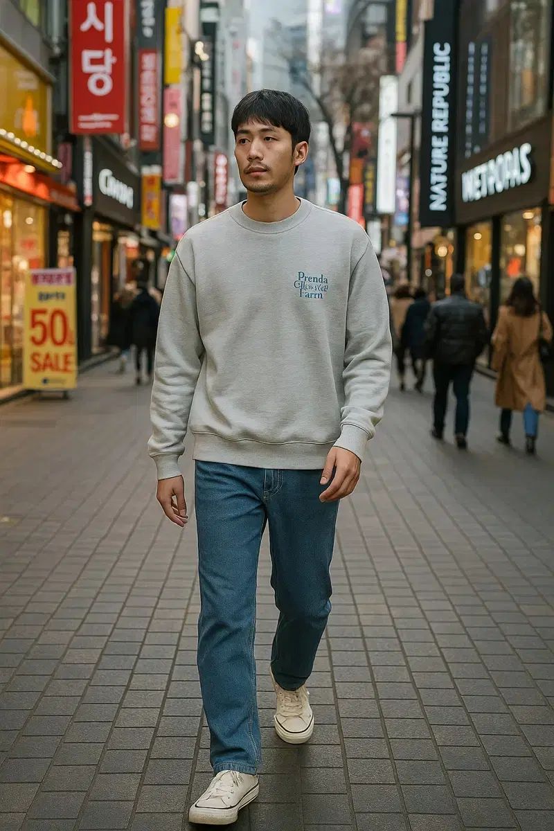 Prenda City-eco Farm グレー スウェット