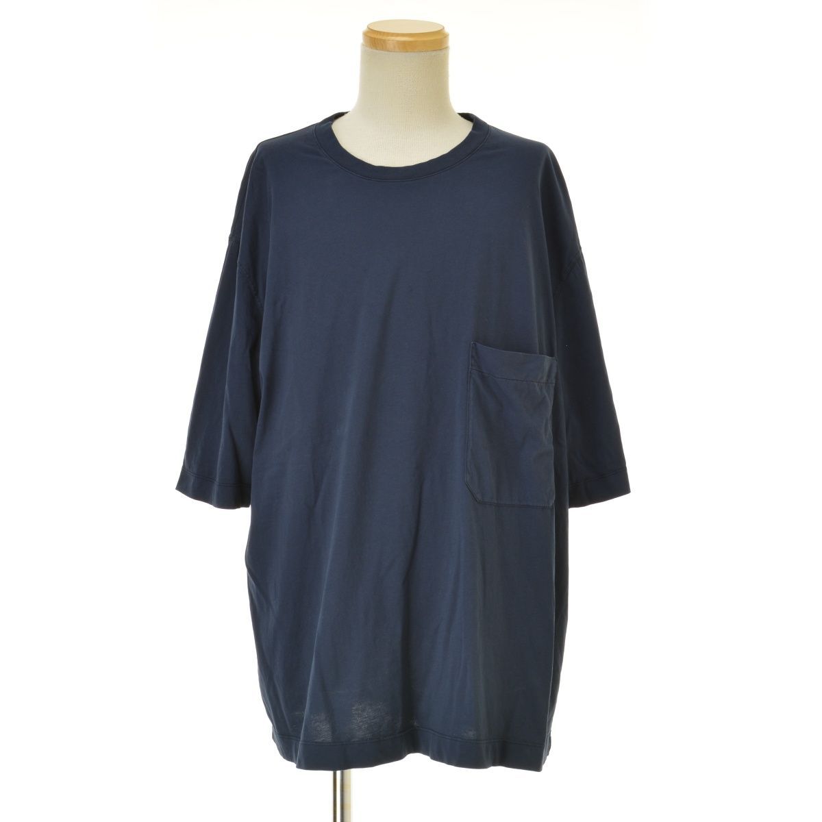 M【LEMAIRE】TO1025 LJ074 SHORT SLEEVE T-SHIRT(DARK SAPPHIRE