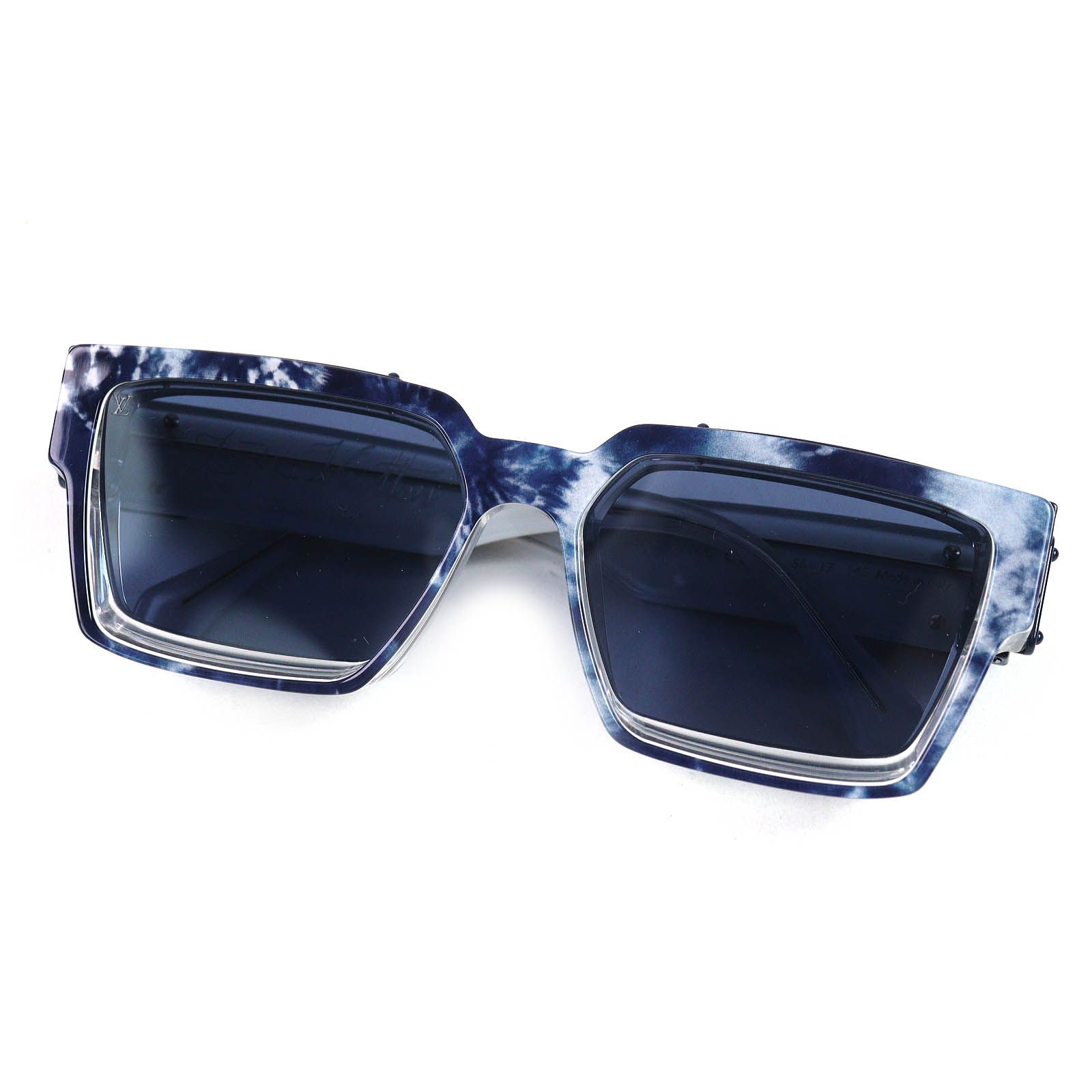 △LOUIS VUITTON ルイヴィトン Z1690E 94B ポルトクレ 1.1 ミリオネア サングラス アイウェア ネイビー系 55□17 145 保存袋付き イタリア製 メンズ