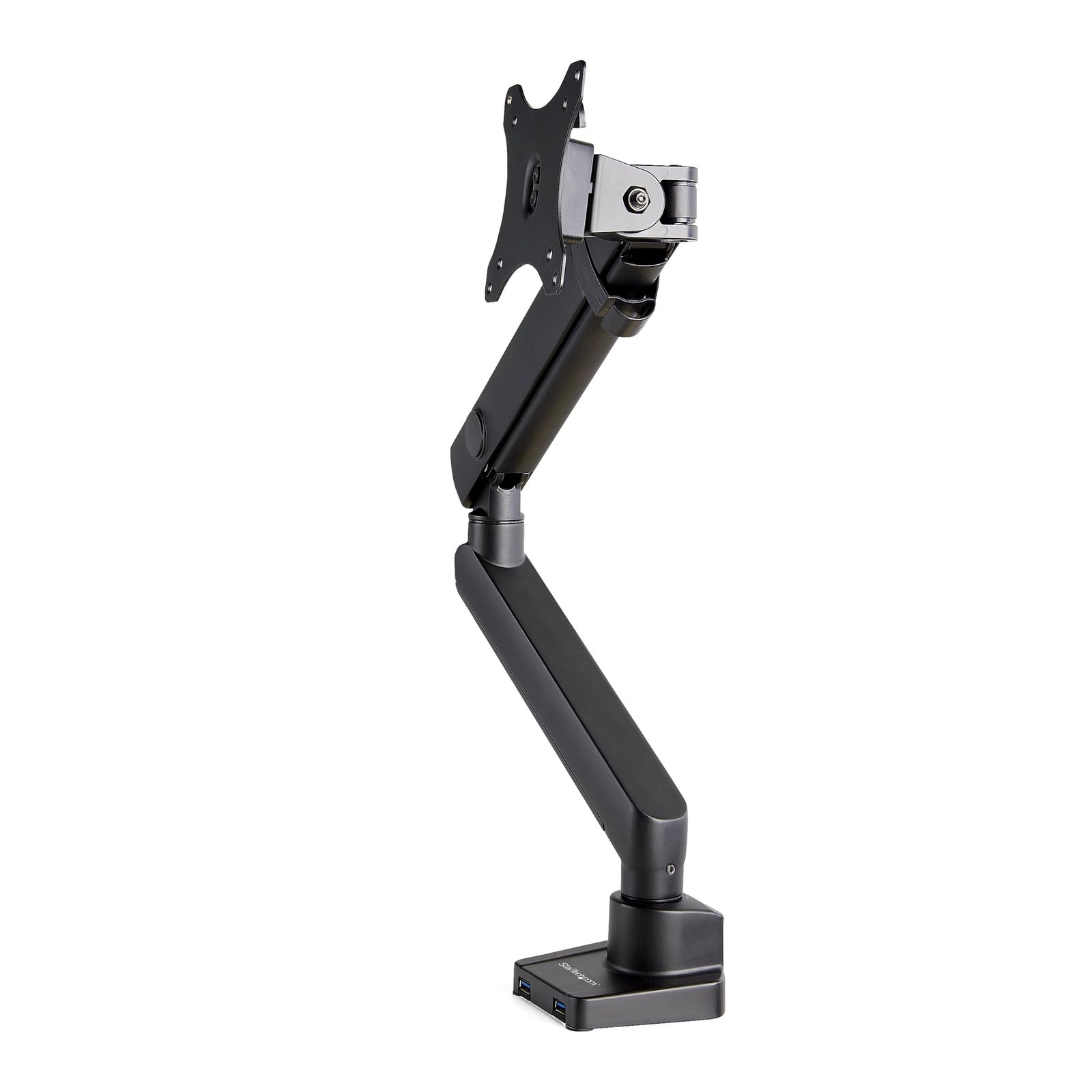 StarTech.com 液晶モニターアーム クランプ式|グロメット式 VESA規格34インチディスプレイ対応 2ポートUSBハブ搭載 ケーブル収納 ARMSLIM2USB3