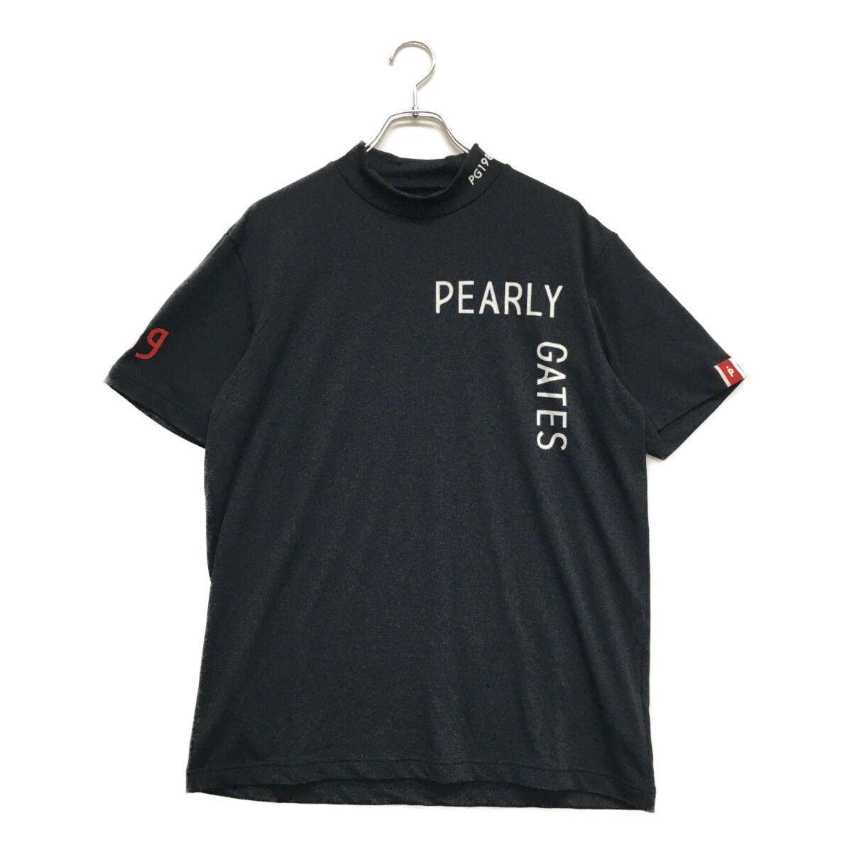 新品 正規品 PEARLY GATES 半袖 モックネック XXL 7 中古 メンズ パーリーゲイツ PEARLY GATES 半袖シャツ 7(XXL