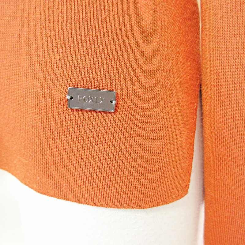 フォクシー FOXEY 美品 グレースウールクルーネックセーター