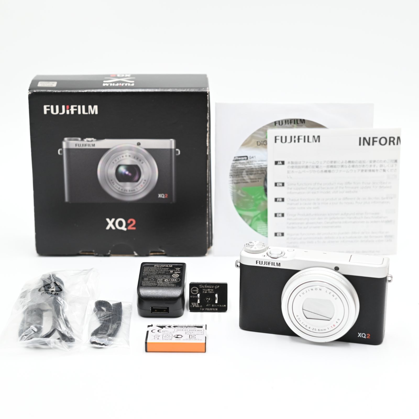 新品級】FUJIFILM フジフィルム デジタルカメラ XQ2 シルバー XQ2S 