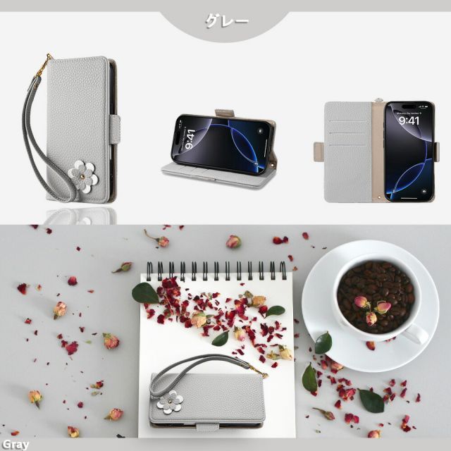 docomo らくらくフォン（折りたたみ式携帯電話 ）グレー docomo