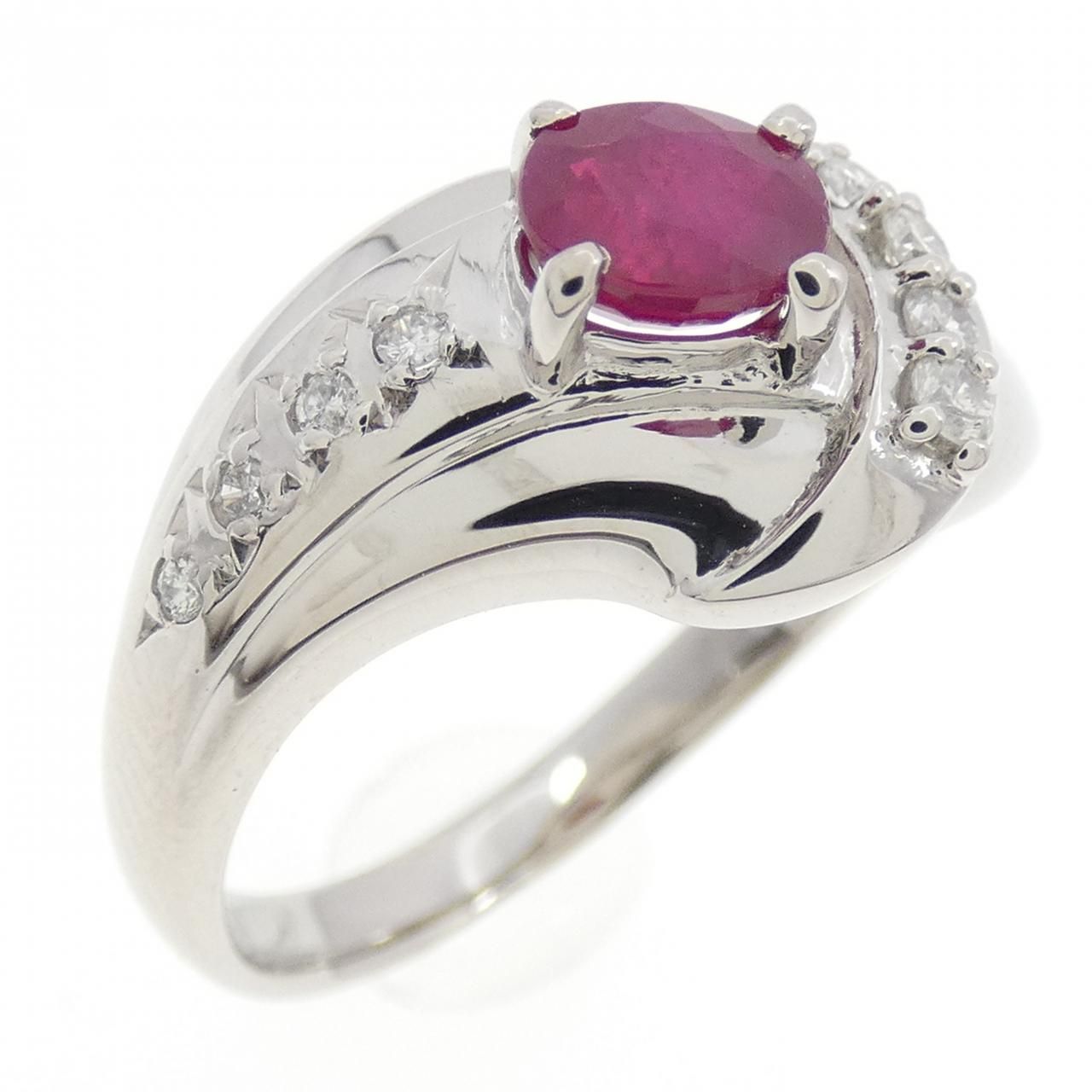 PT850 ルビー リング 0.59CT - メルカリ