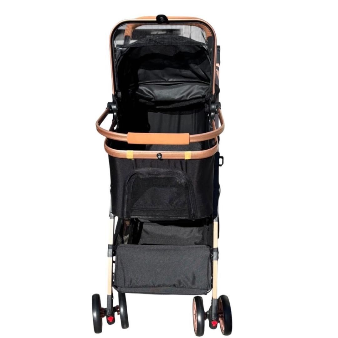 ペットカート 2way 折りたたみ 軽量 輪止め ブレーキ付