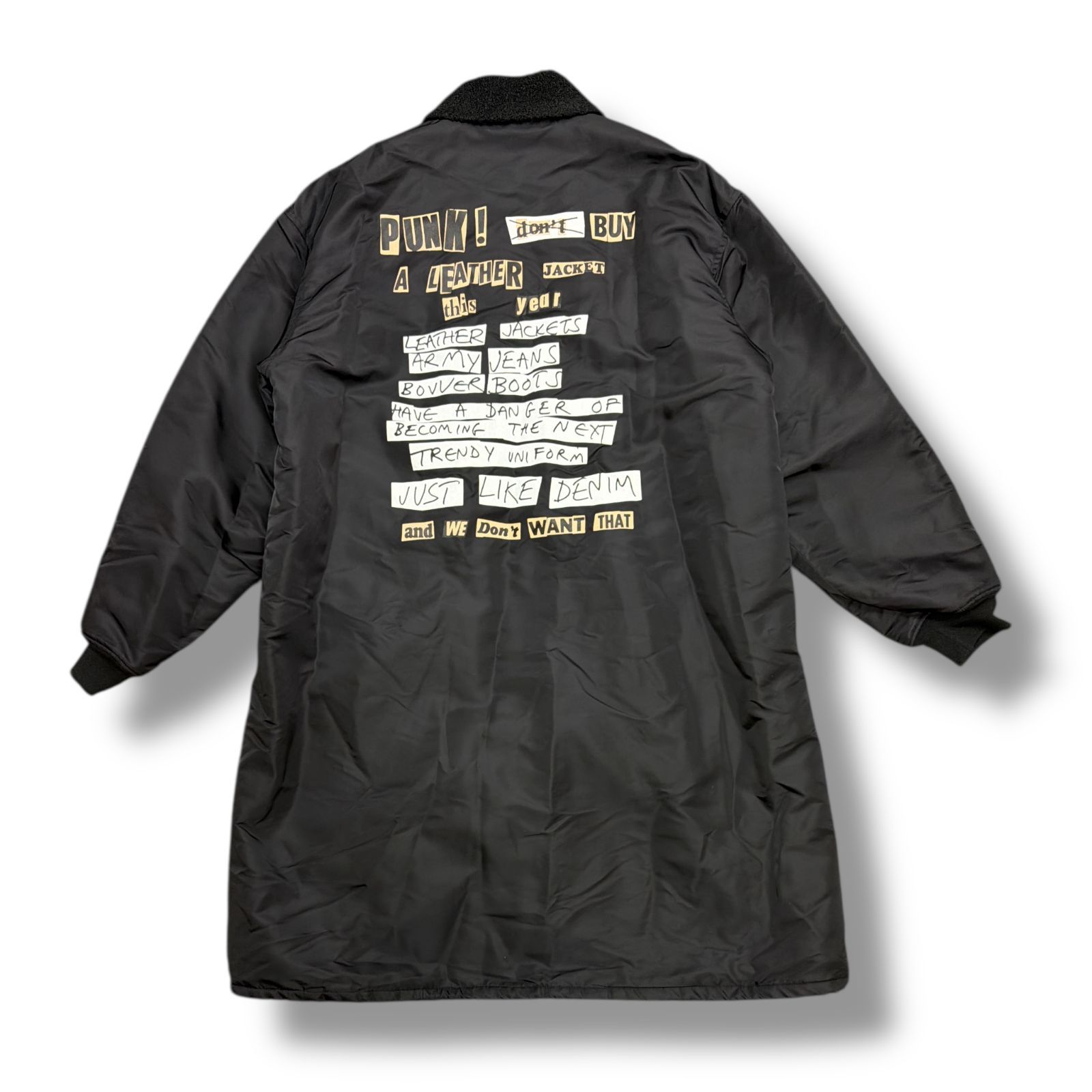 参考上代118800円 未使用品 KIDILL × Jamie Reid 24AW NYLON BOA COAT