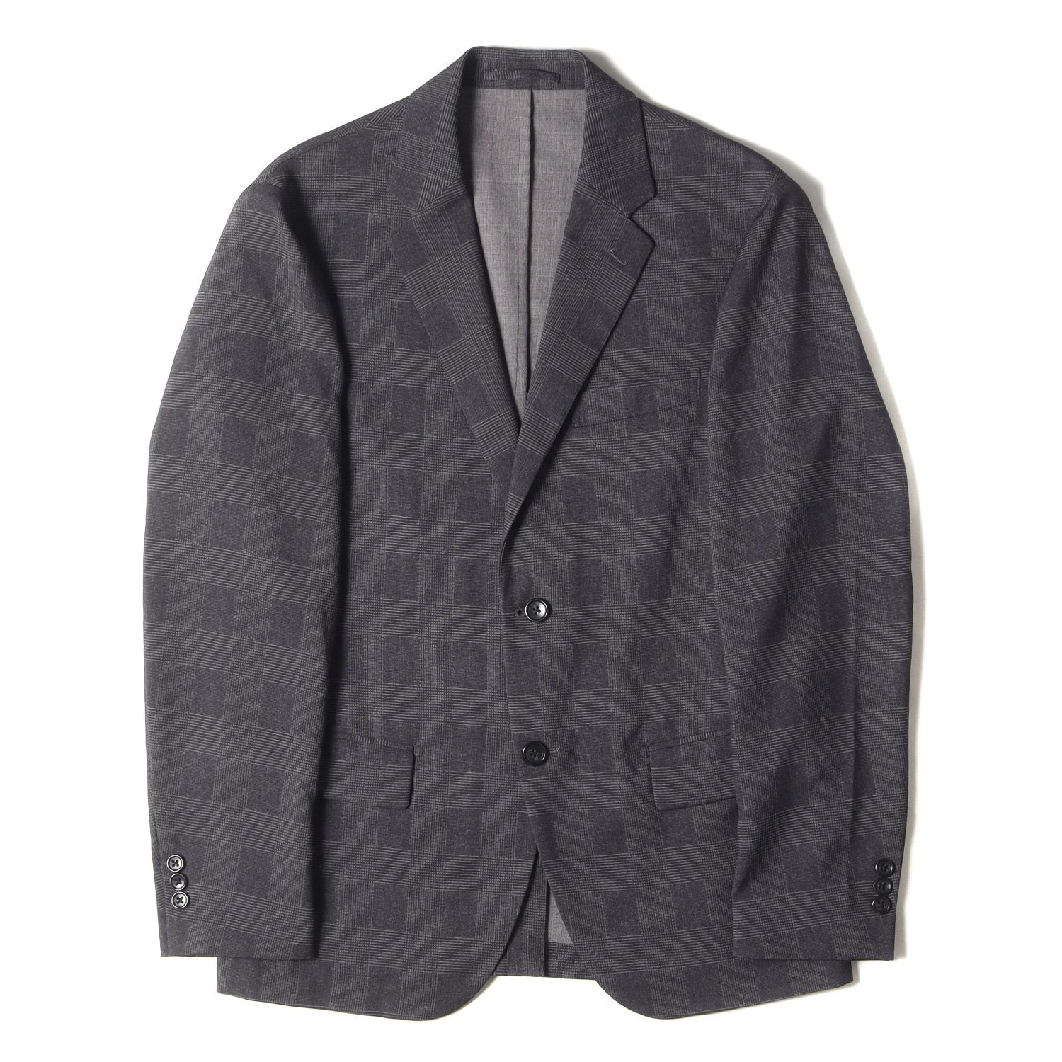 UNITED ARROWS グレー チェック テーラードジャケット&スラックス