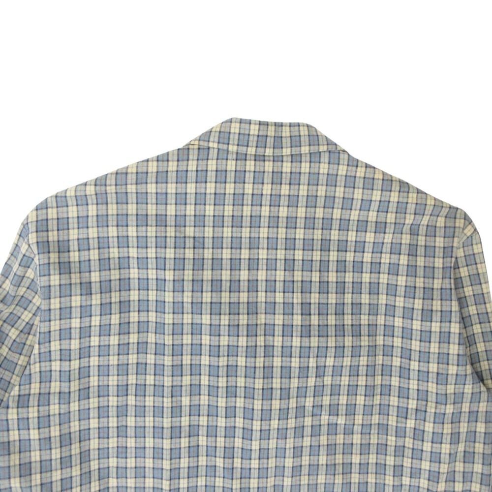 ES RECH テーラードジャケット 美品 GEORGES RECH ジョルジュ レッシュ リネン チェック
