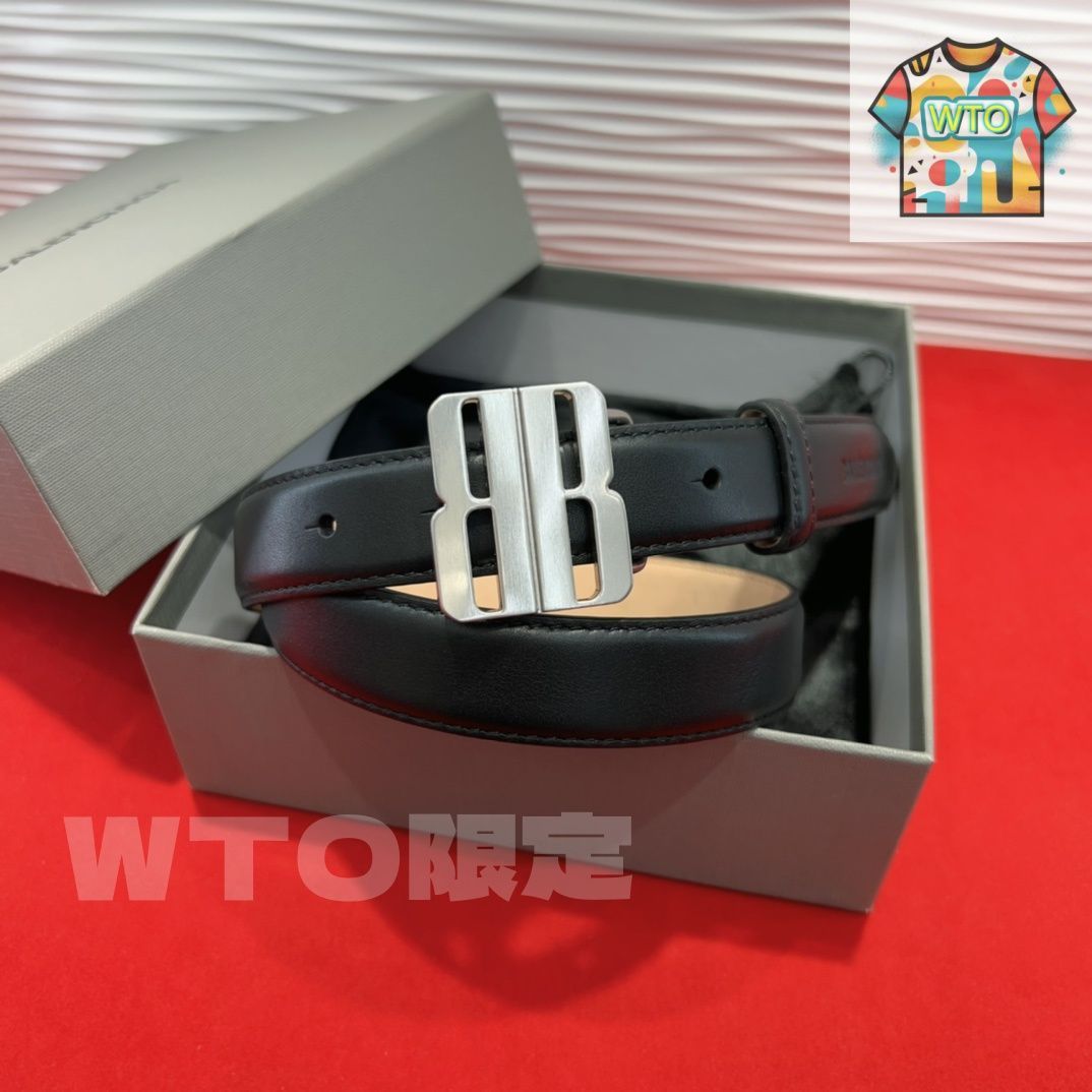 【完売必至】バレンシアガ おしゃれでカッコいい♪レザーベルト bc6202711ch0b1000.jpg