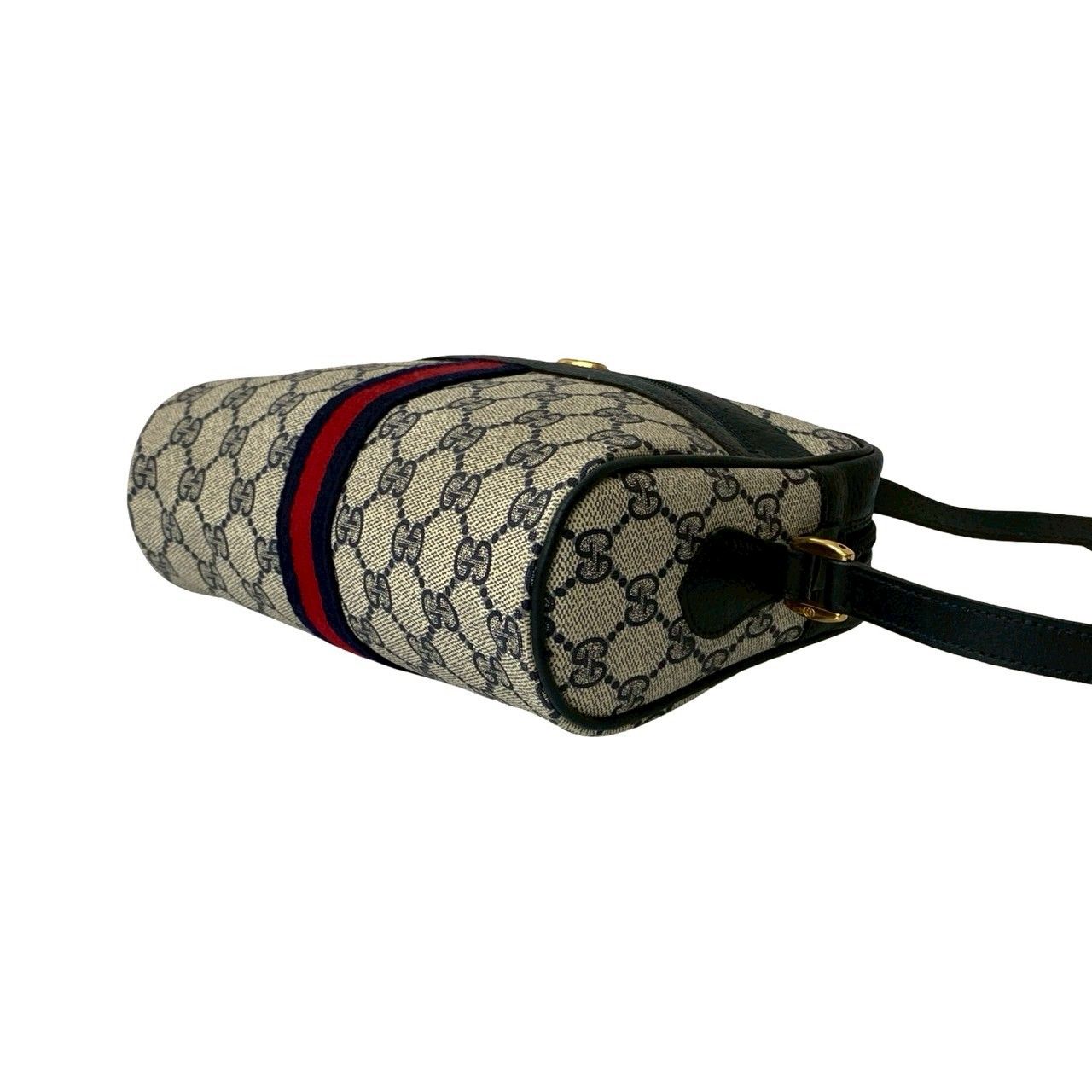 極 美品 GUCCI グッチ オールドグッチ シェリーライン GG ロゴ 柄