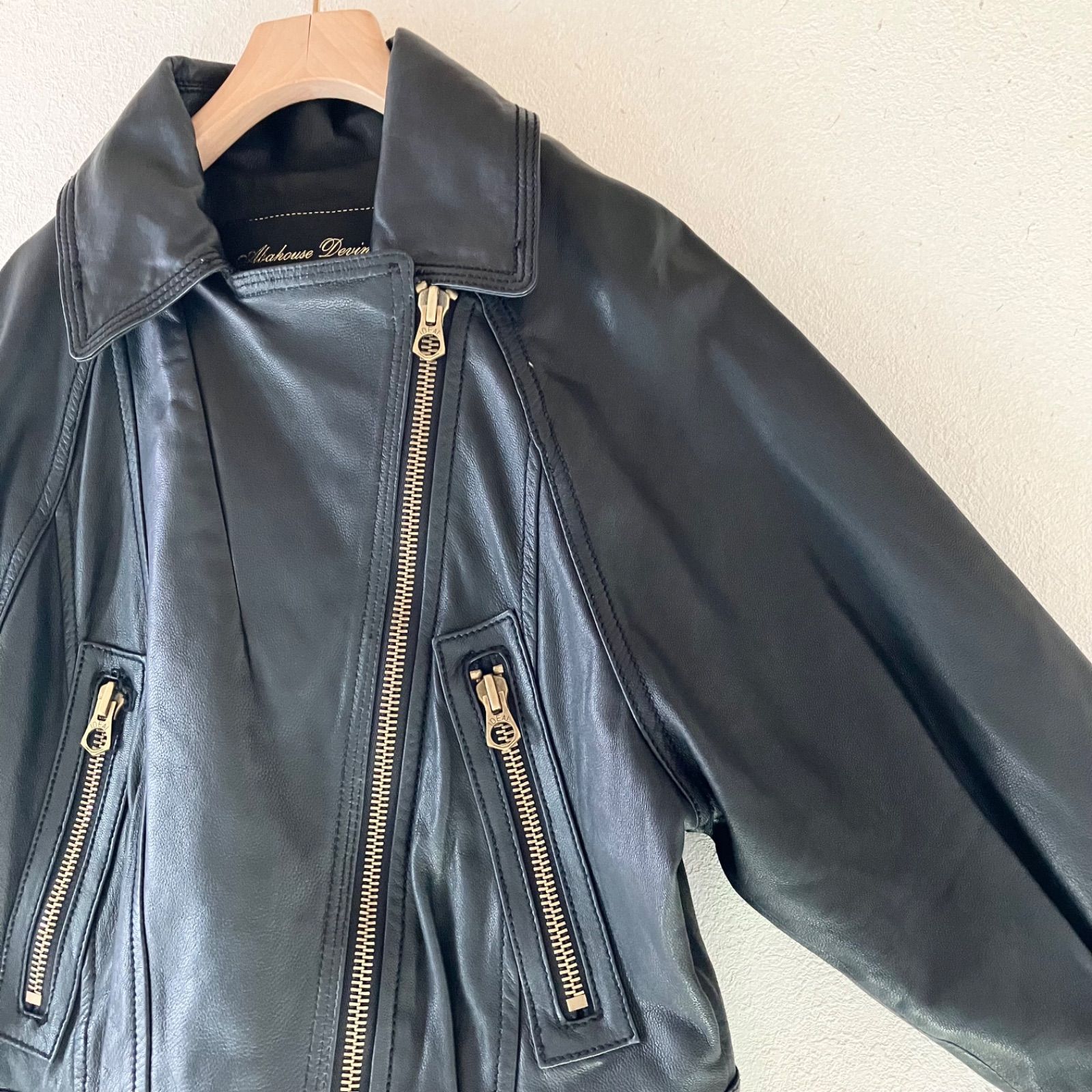 Abahouse Devinette アバハウスドゥヴィネット 本革 ラム レザー 