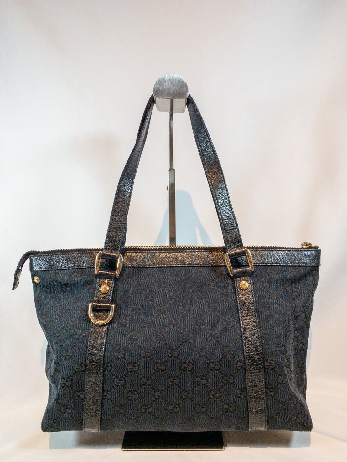 グッチ GUCCI GGキャンバス トートバッグ 141470 黒 - メルカリ