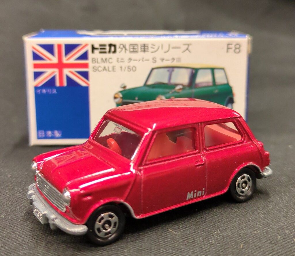 トミー トミカ/青箱日本製 横浜高島屋特注 BLMCミニクーパーS