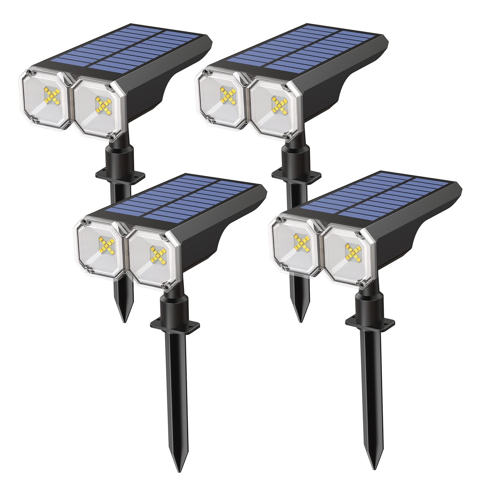 明暗センサー_4個セット Leftrate ソーラーライト 明暗センサー 地面