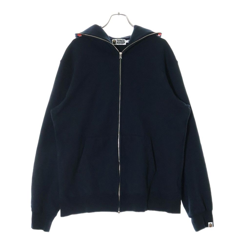 大人のリッチ感【A BATHING APE】フルジップパーカー A BATHING APE パーカー COLLEGE MONOGRAM RELAXED FIT SHARK