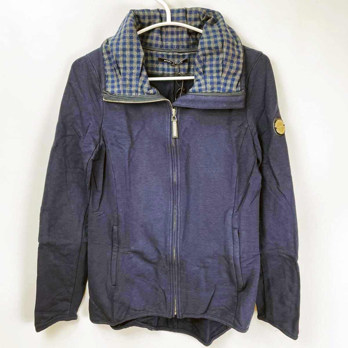【未使用】ノエルアスマール NOEL ASMAR ジップアップ ストレッチ スウェット ライディングジャケット XS AE1743 レディース 乗馬 馬術