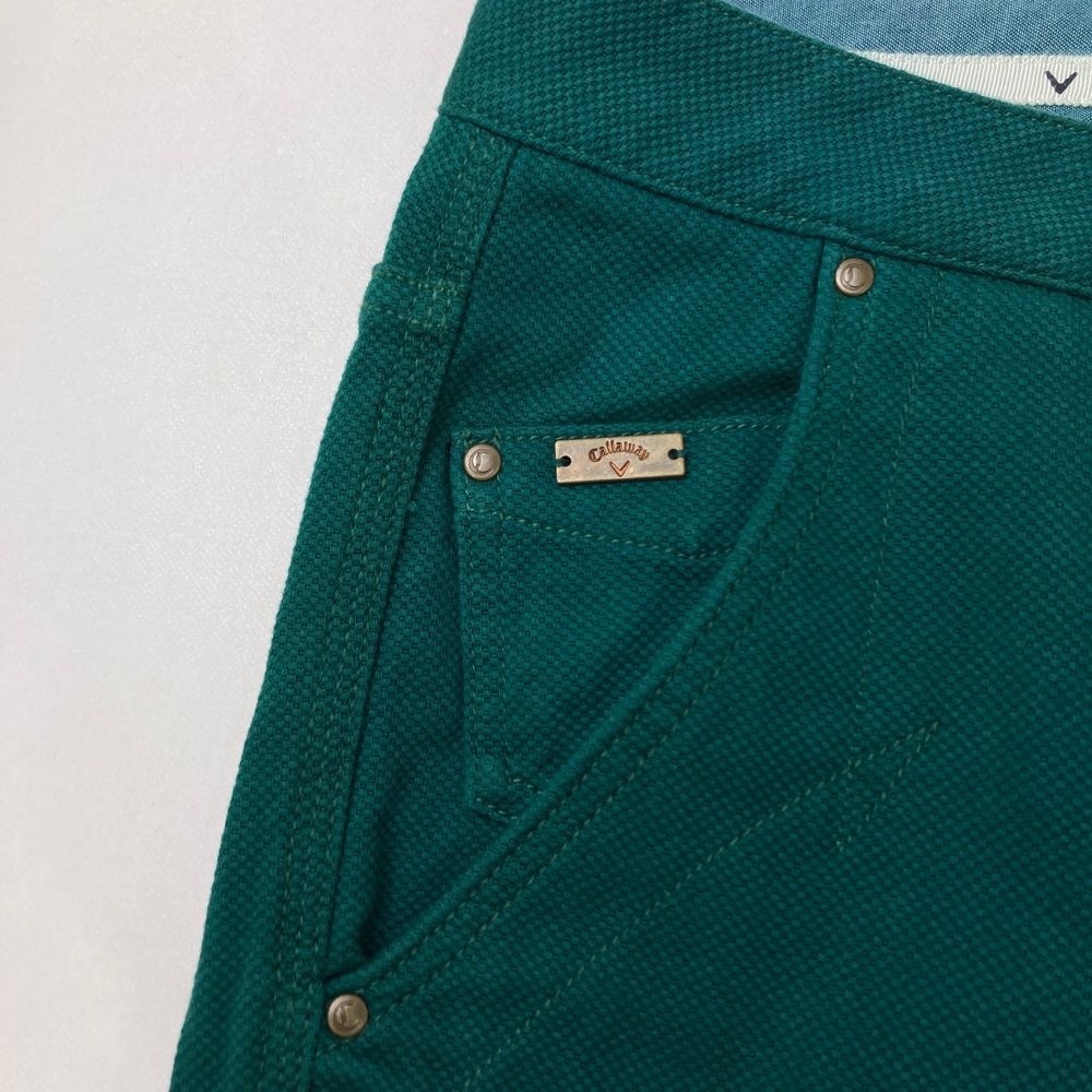 サイズ：L CALLAWAY キャロウェイ レッドレーベル パンツ グリーン系